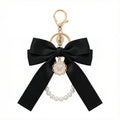 LUXURY BLACK BOW KNOT CHARM