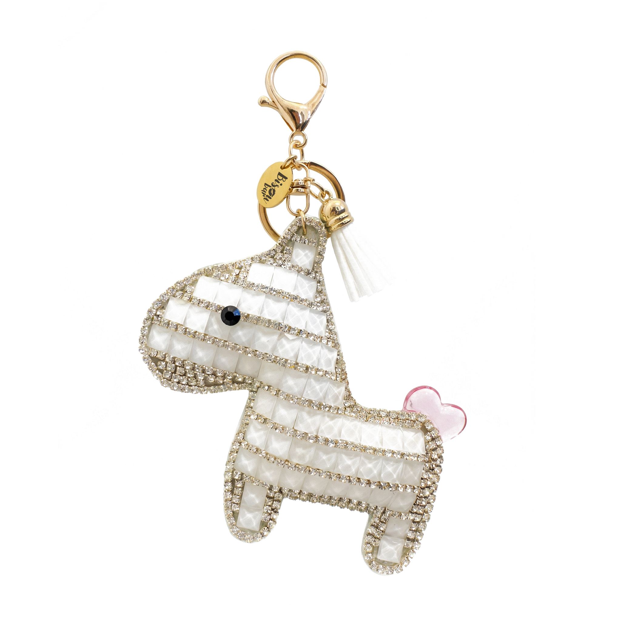 SPARKLE RHINESTONE RODEO IN WHITE CHARM